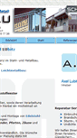 Mobile Screenshot of metallbau-lubitz.de